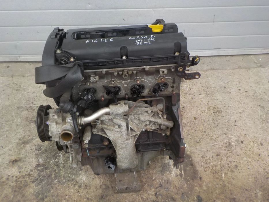 OPEL CORSA D 1.6 T SILNIK SŁUPEK SPRAWDZONY I ODPALONY KOD SILNIKA A16LER PRZEBIEG 78 TYS.