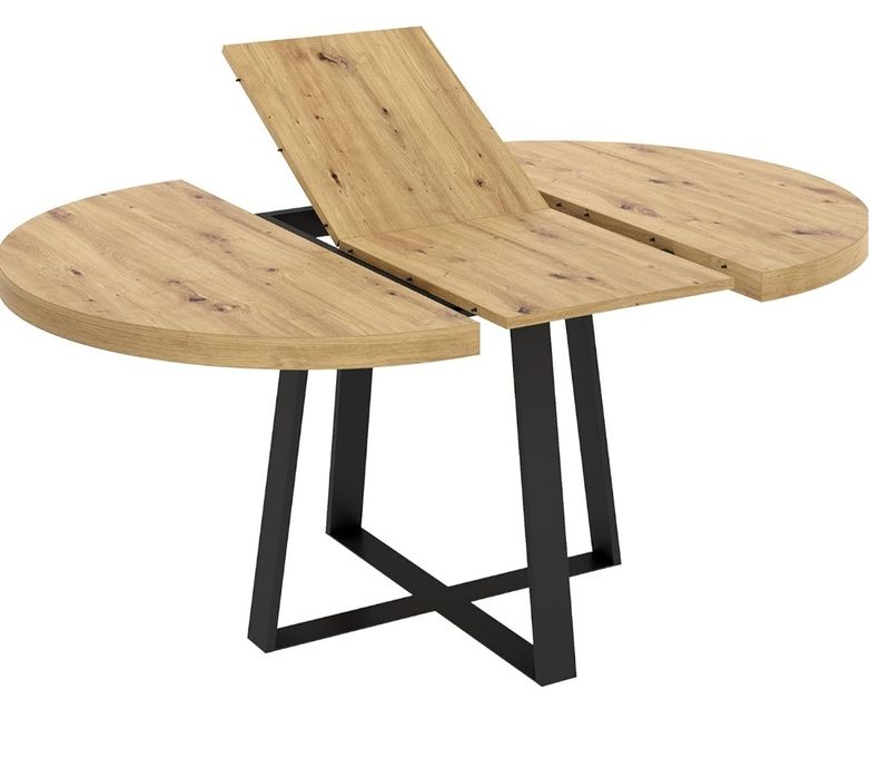 Mesa redonda extensível