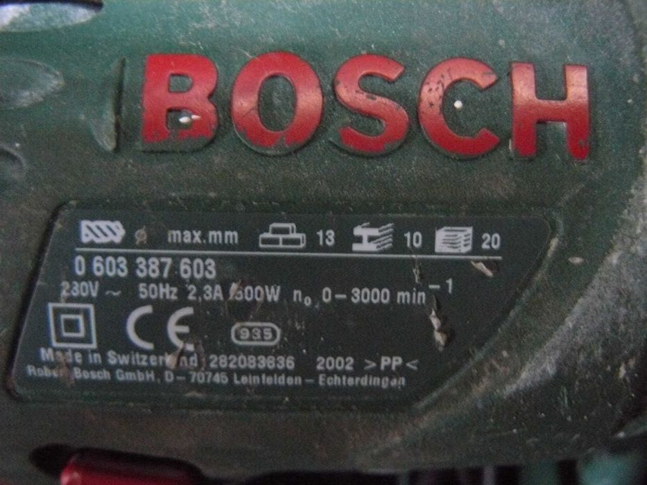 wiertarka Bosch w walizce 500 watów