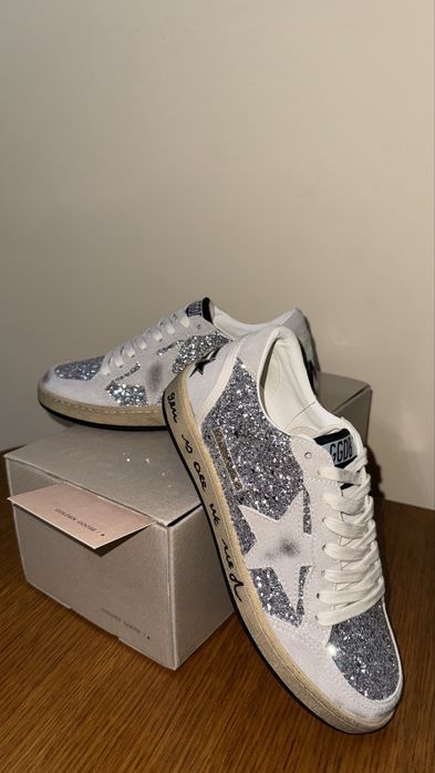 Golden Goose Ball Star Silver Glitter | Розмір 38 | Нові