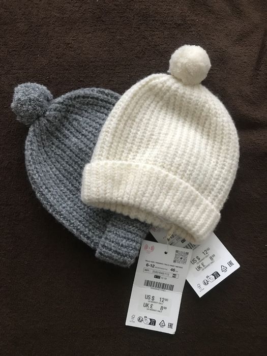Вязана шапочка zara
