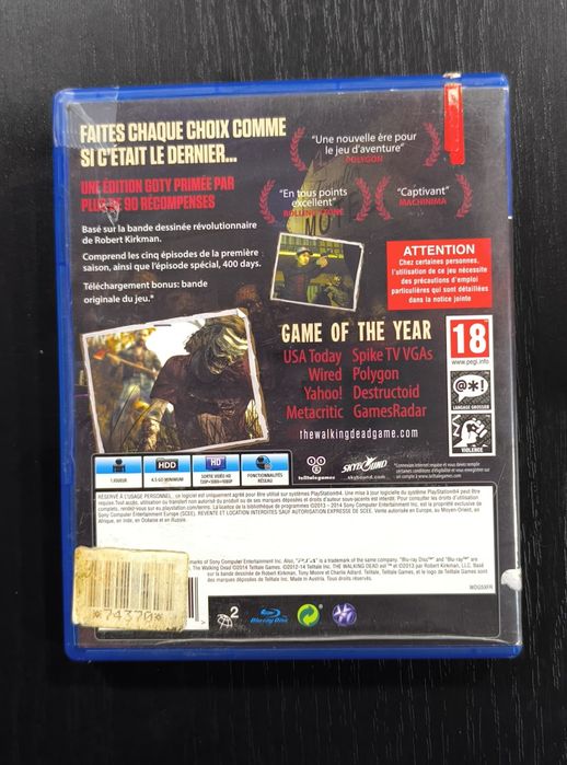 The walking dead telltale the complete first season PlayStation 4