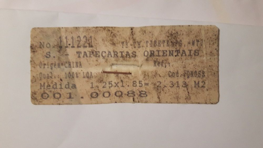 Tapeçaria Oriental 100% Lã - 125x185 cm