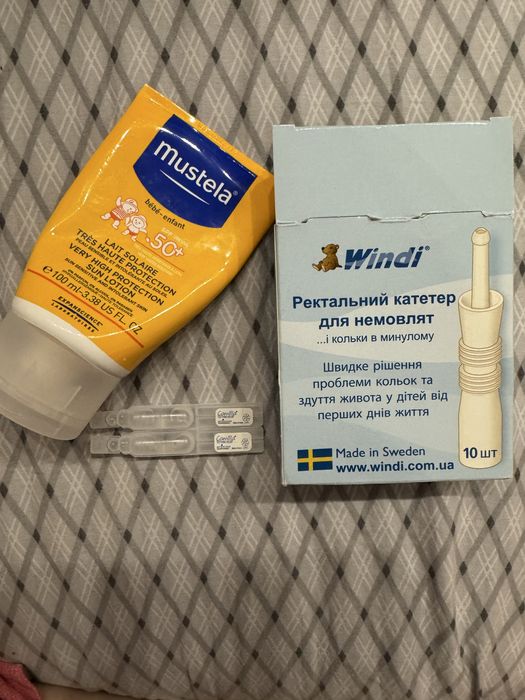 Дитячий догляд сонцезахист катетор та інше