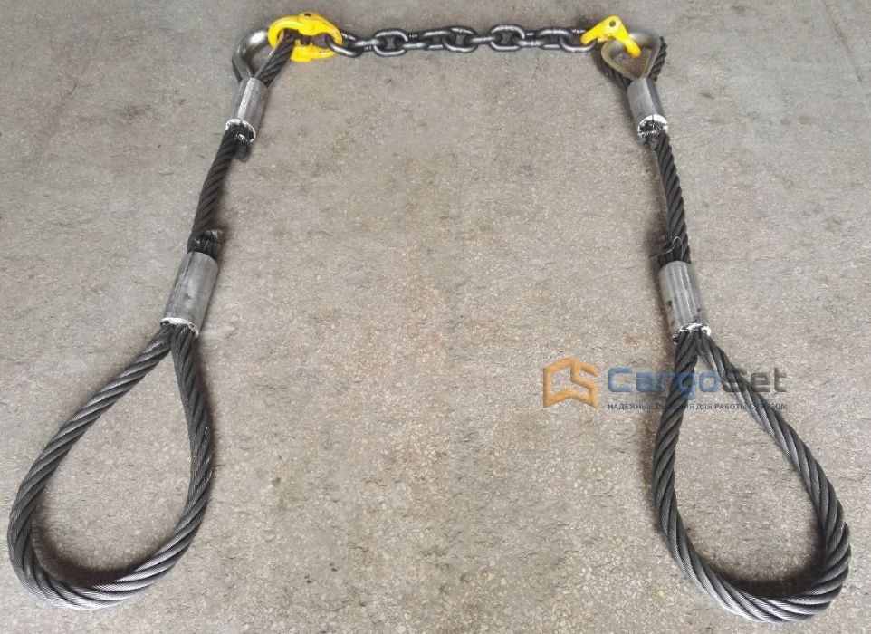Строп канатний, стальний, текстильний, ланцюговий. Виробник Краща ціна