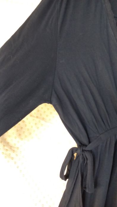 Vestido preto manga comprida