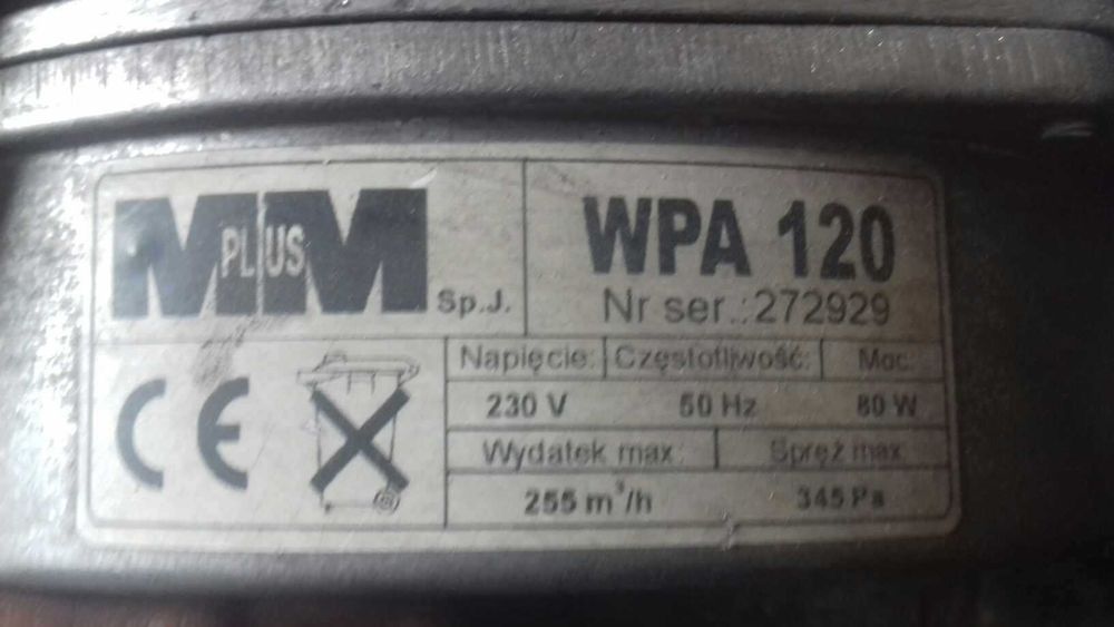 Dmuchawa do pieca  Węglowego