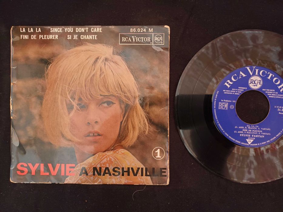 Disco de Vinil 45 RPM – SYLVIE A NASHVILLE – Si Je Chante ...