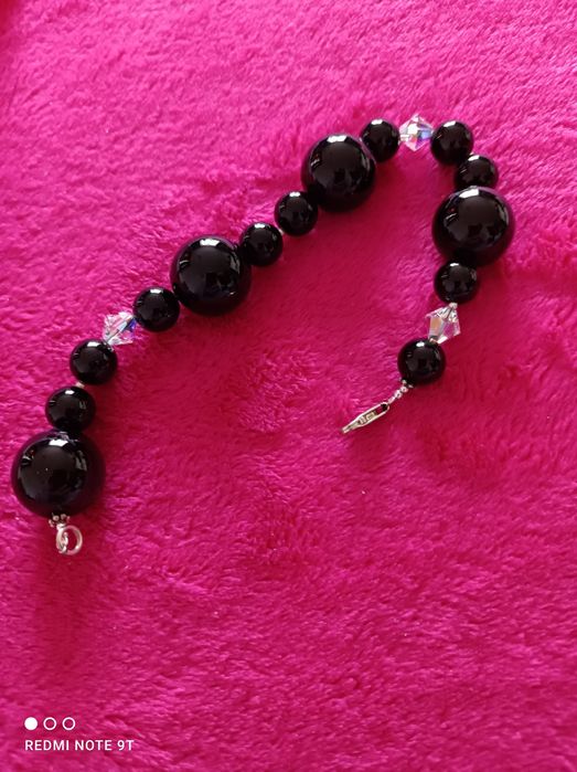 Onyks bransoletka długość 23cm