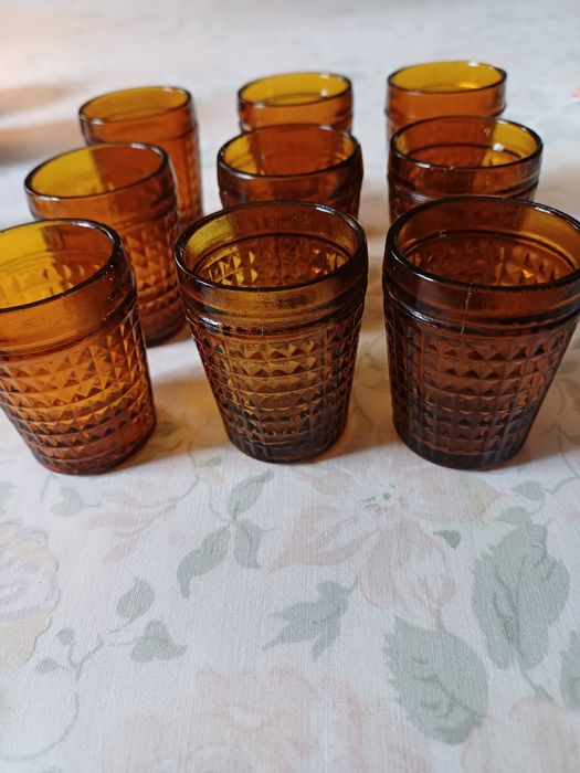 Miodowe kieliszki Ząbkowice lata 70 te