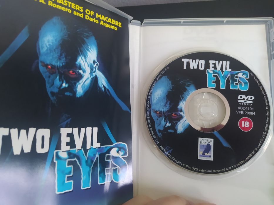 Two Evil Eyes (1990) DVD - Argento ,Romero