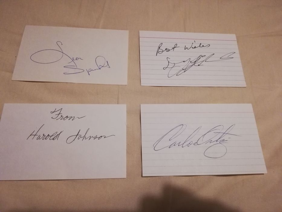 Fotografias autografadas por lendas do boxe mundial (portes grátis)