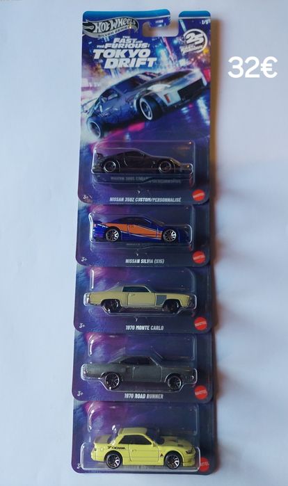 Set's Hot wheels silver series