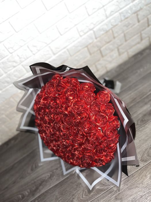 Букети з атласної стрічки/букеты из атласных лент