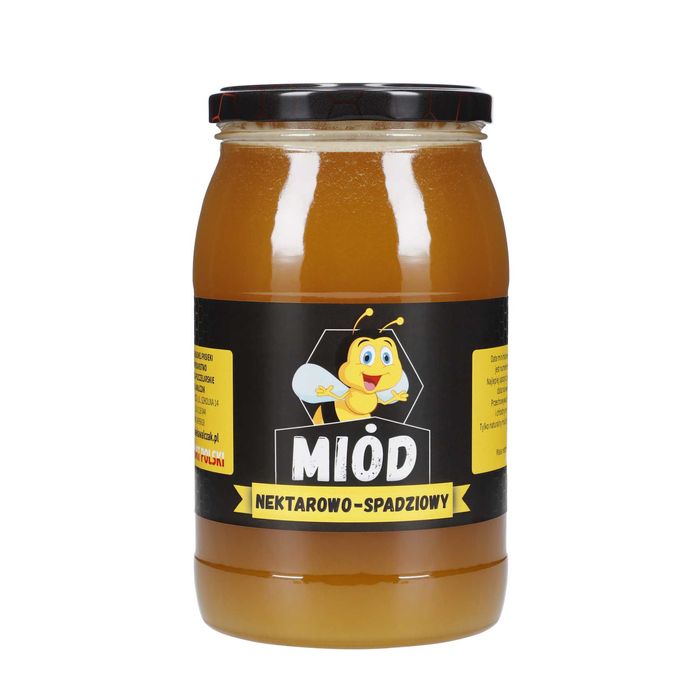 Miód Nektarowo-Spadziowy 1,2kg możliwa dostawa