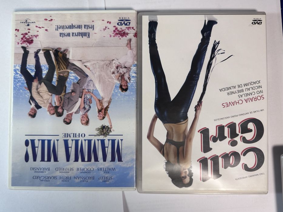 DVDs ORIGINAIS usados uma do vez