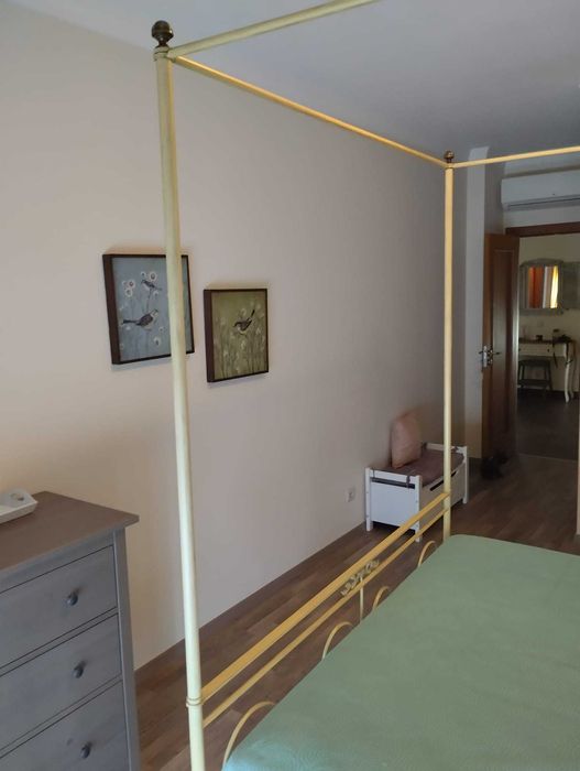 Estrutura de Cama em Ferro com Dossel - (Maggion)