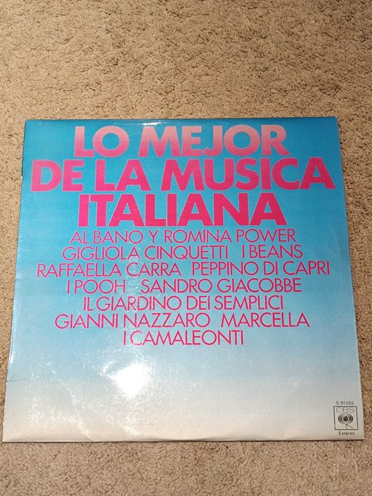 Disco Vinil "Lo Mejor de la Musica Italiana"