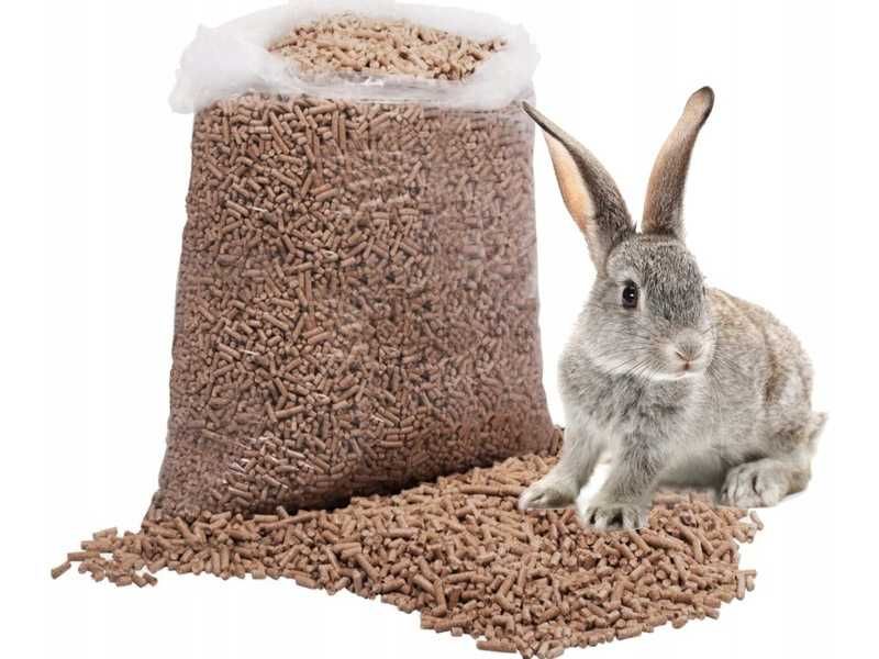 Żwirek 50l 20kg dla królika myszki gryzoni Słomiany Pellet