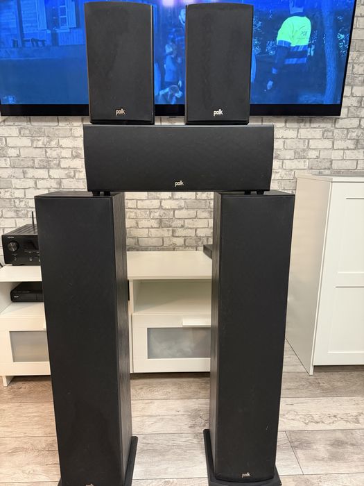 Kolumny Polk Audio 2xT50 2xT15 1xT30