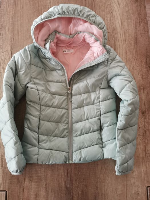 Kurtka przejściowa pikowana dziewczęca 140 cm HM