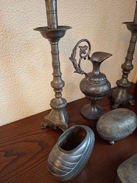 Estanhos modernistas e clássicos - Lote de peças 7 peças especiais
