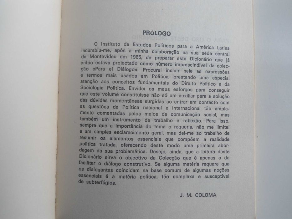 Dicionário popular de política por José Maria Coloma