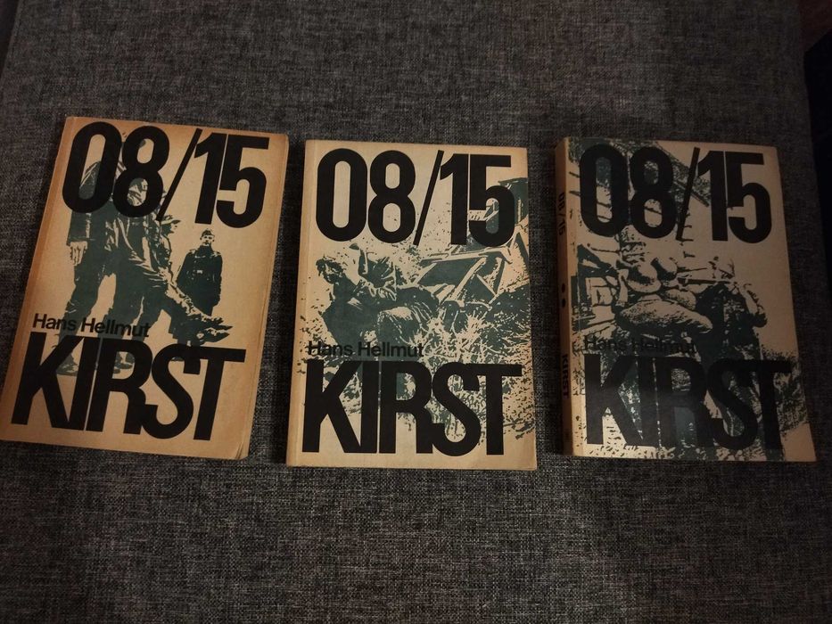Hans Hellmut 08/15 trzy tomy Kirst