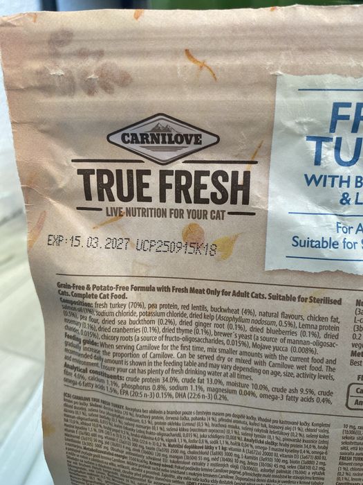 корм Carnilove fresh turkey