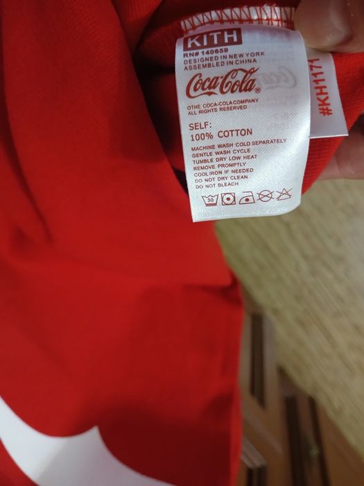 Світшот Coca cola фірми Kith M-L