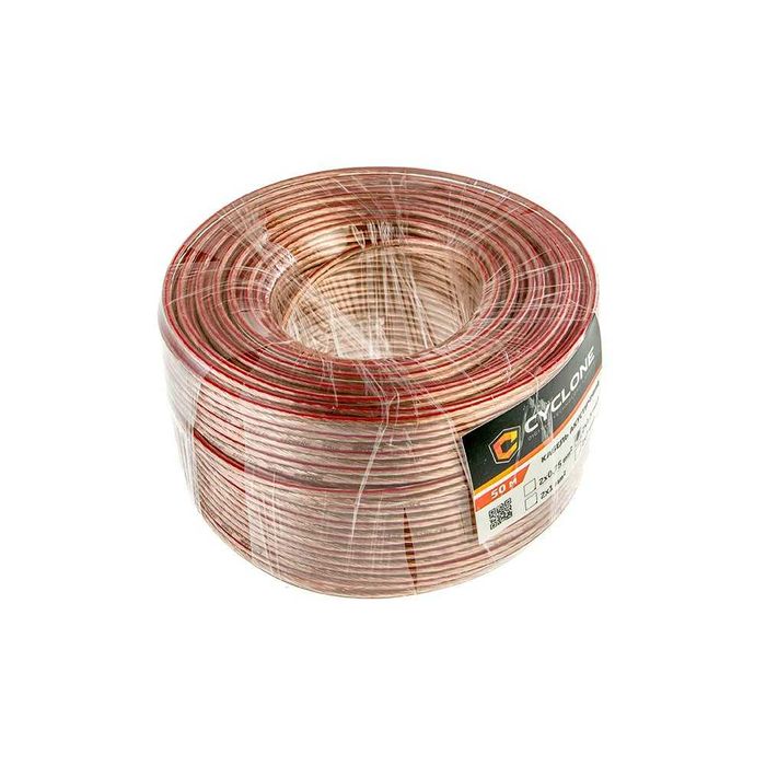 Акустичний кабель Cyclone 2*0.75 2*1 2*1.5 2*2 мм кв 50м Роздріб/Опт