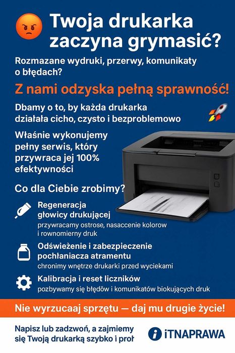 Serwis i Sprzedaż - Sprzętu Komputerowego, Drukarek, Konsol, Pady TMR.