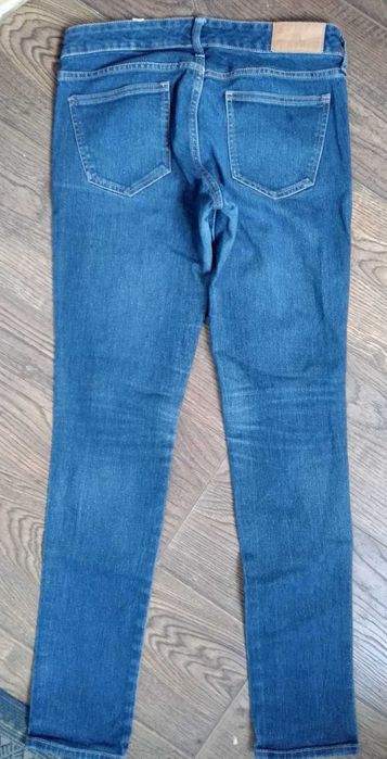 Джинсы брюки зауженные прямые мужские armani XS-M чоловічі малий р-р