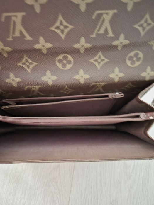 Louis Vuitton klasyczna logowana torebka portfel
