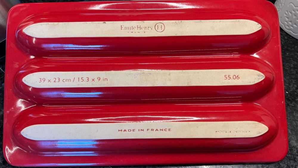 Forma Profissional p/ Baguetes Emile Henry Original Cerâmica Francesa