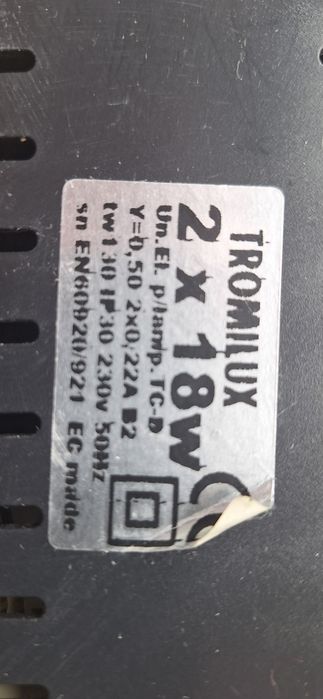 Transformador 2x18w - Tromilux434143468286781443