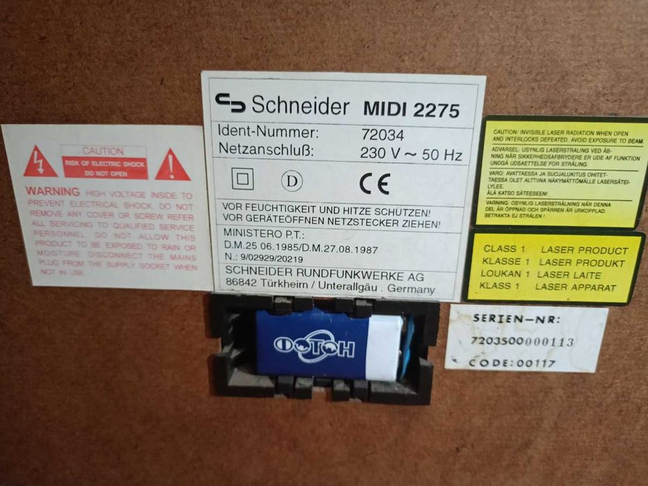 музыкальный центр SCHNEIDER MIDI 2275
