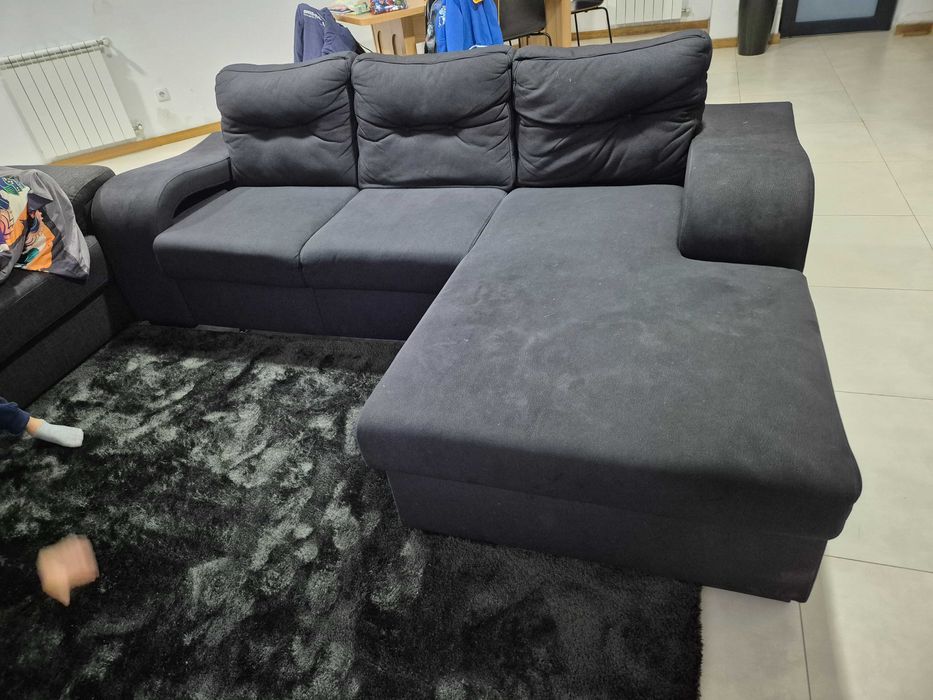 Sofa 3 lugares com chaise