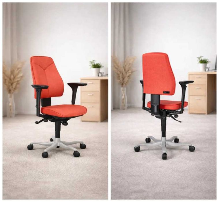 Krzesło obrotowe – fotel biurowy Kinnarps 6000 – krzesło ergonomiczne – kurier 0 zł