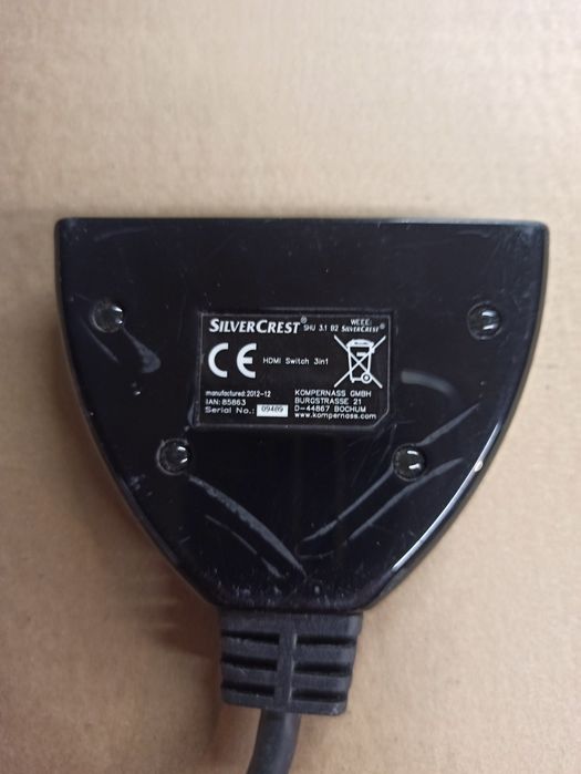 HDMI switch rozdzielacz 3 w 1