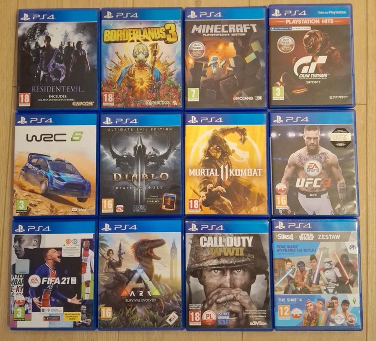 Sprzedam gry ps4 stan bardzo dobry