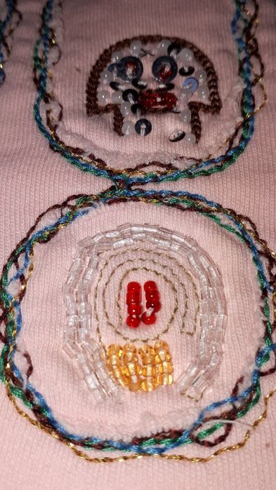 Bluzka haft koraliki 100% bawełna