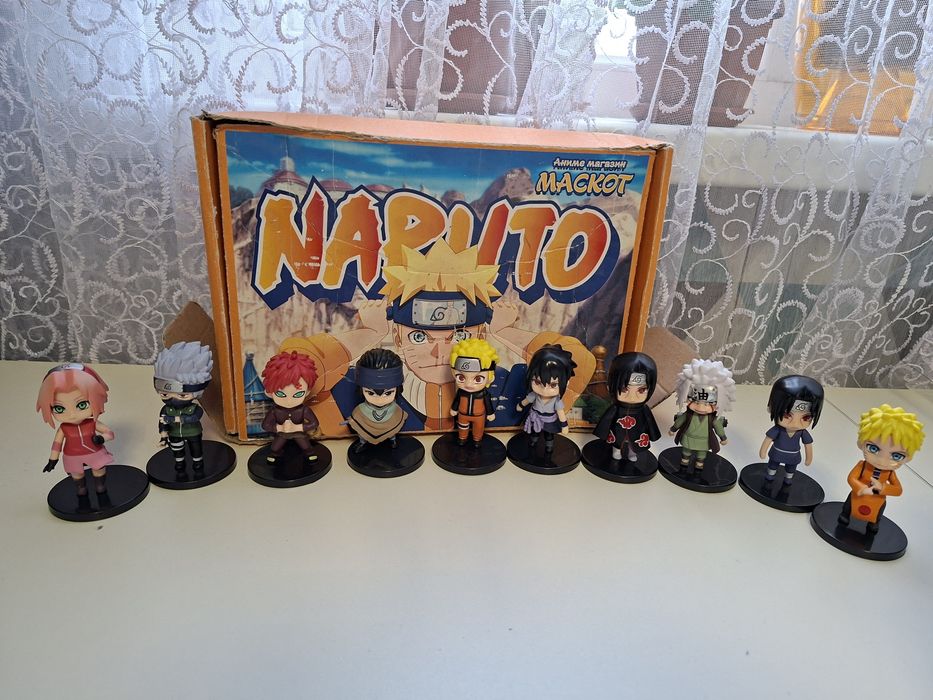 Набір фігурок наруто, наруто, naruto