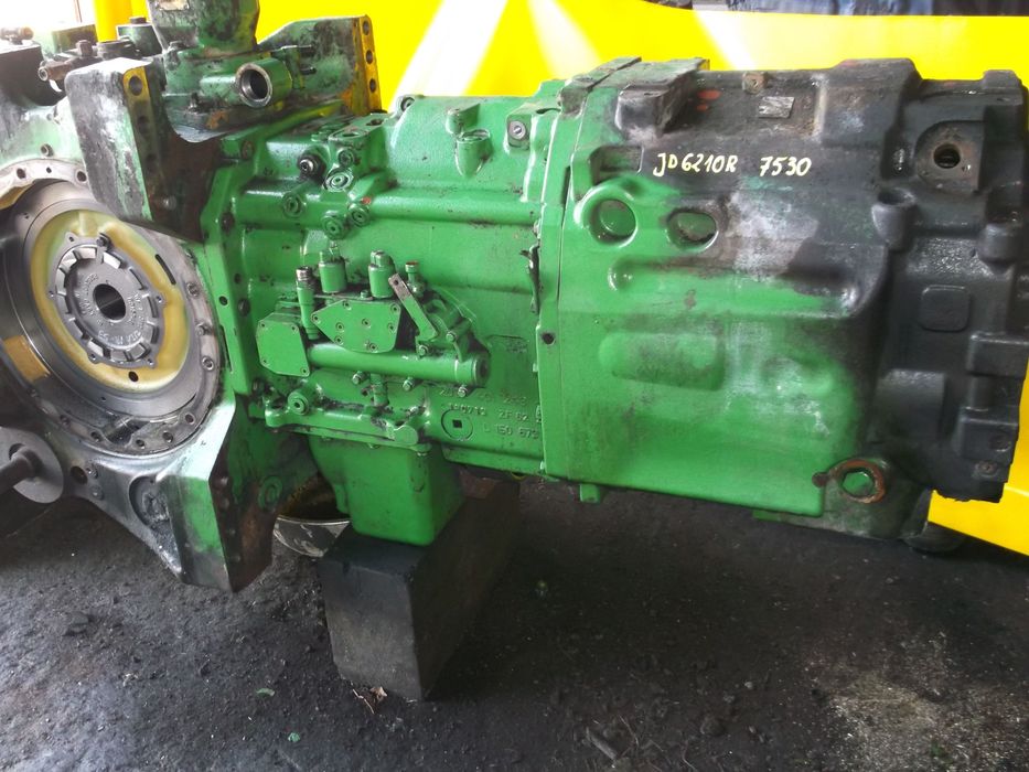 John Deere 7530,6210R-skrzynia Auto Power,pompa,kosz,wałek- Czemierniki ...