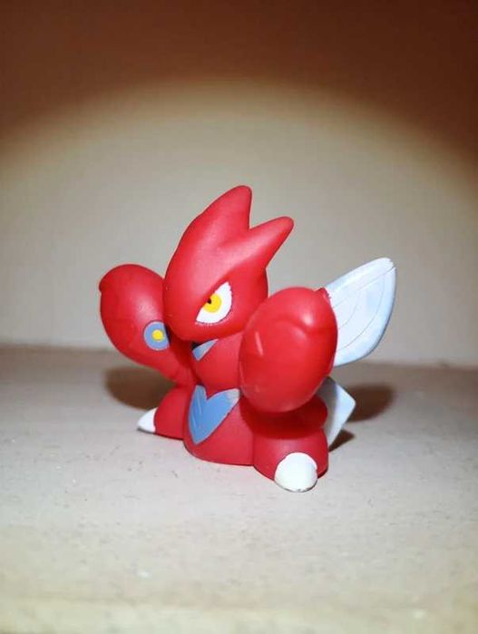 Pokémon finger puppet / brinquedo / figura pokémon Scysor da bandai