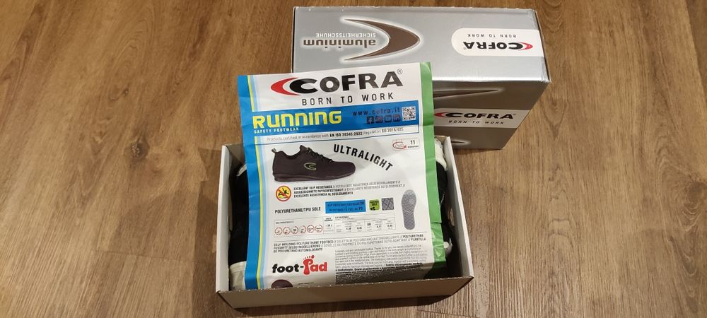 Sapatilhas/botas de biqueira de aço