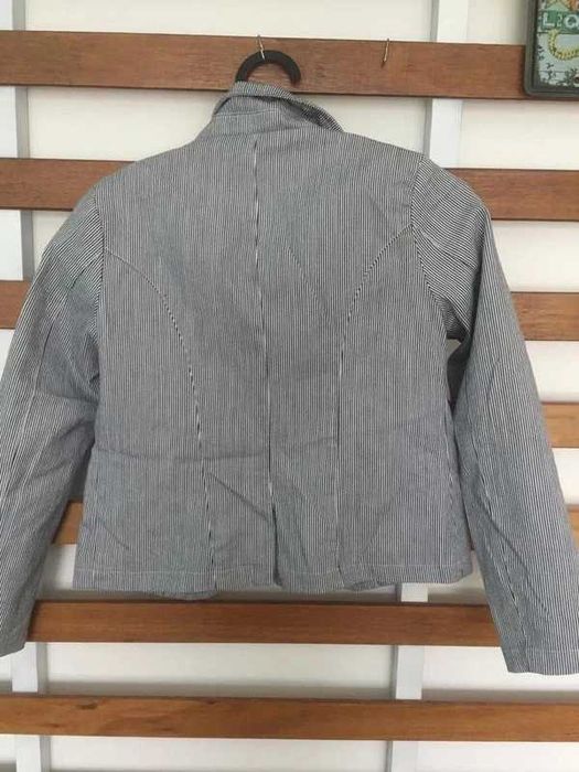 Blazer menina riscas azul-marinho e branco Tiffosi
