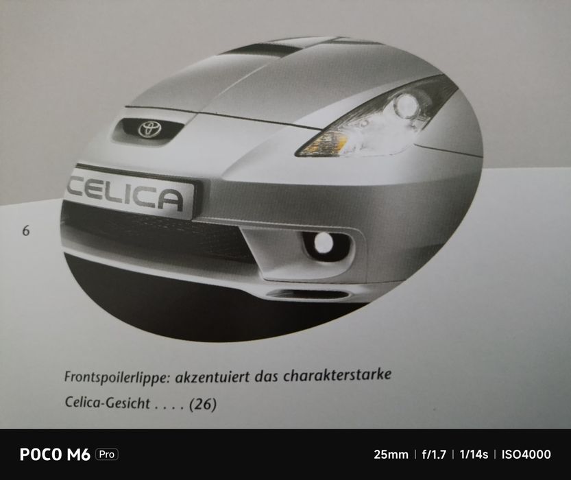 Lip para-choques Toyota Celica
