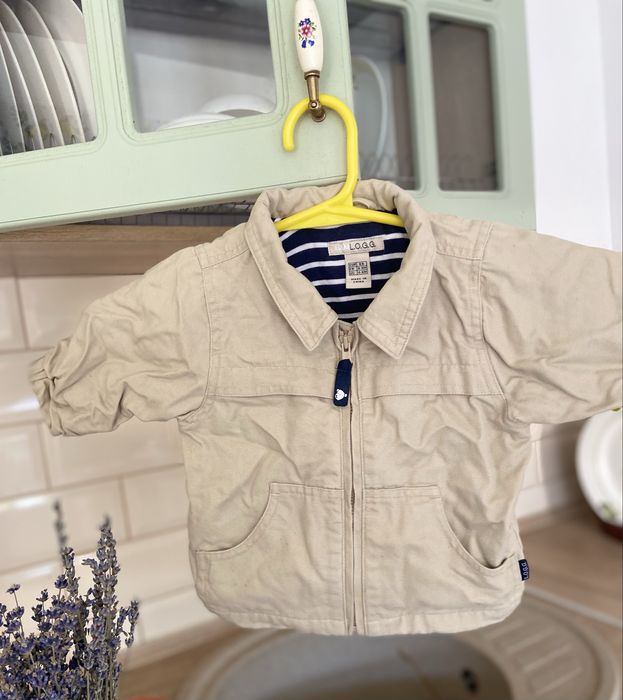 Джинсова курточка H&M 68(4-6м)