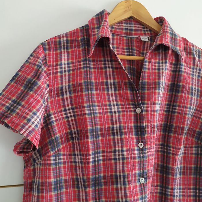 Koszula w kratę bawełna oversize XXL 44/46